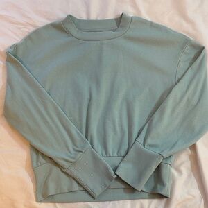 Women’s Crewneck Sweatshirt in Light Sage Green